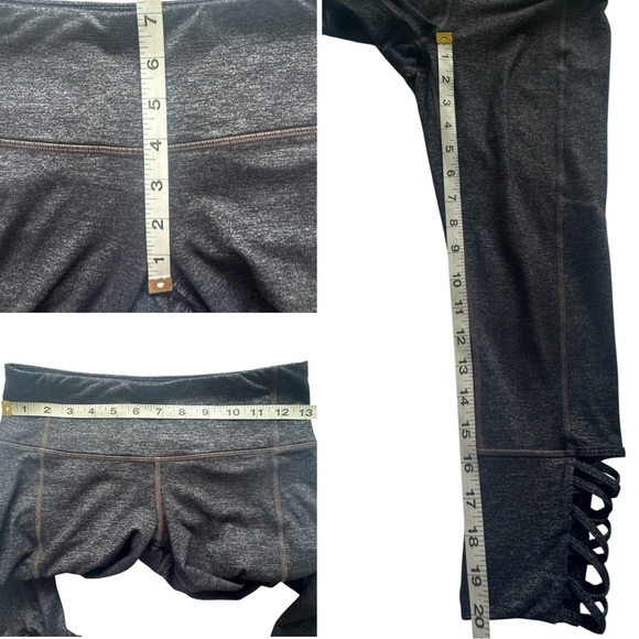 Free People Movement Gray and Athleta Dark Gray Athletic Workout Leggings Sz XS - Picture 3 of 8